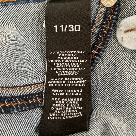 NWOT Fashion Nova Marilyn High Waisted Skinny Jeans - Dark Wash - Size 11/30 - Picture 8 of 11